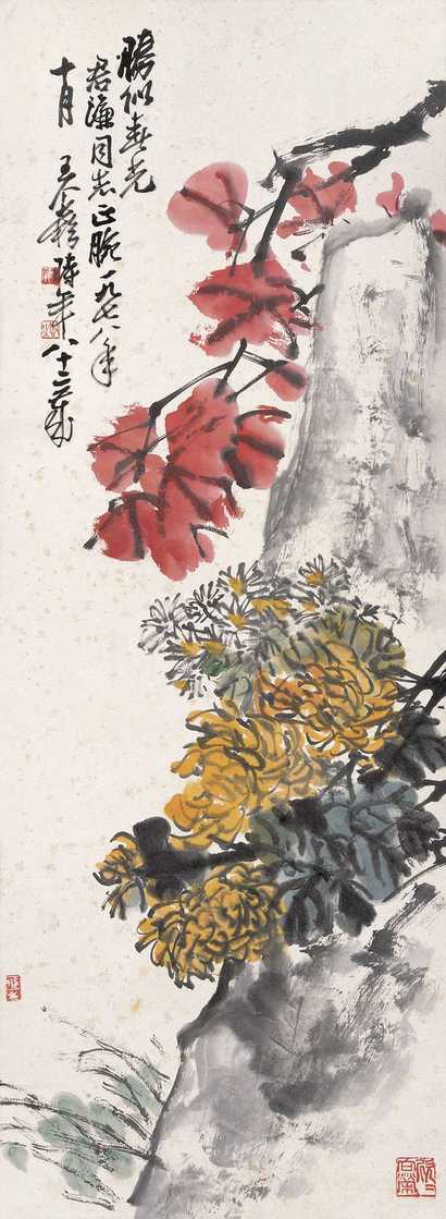 王个簃 胜似春光 立轴